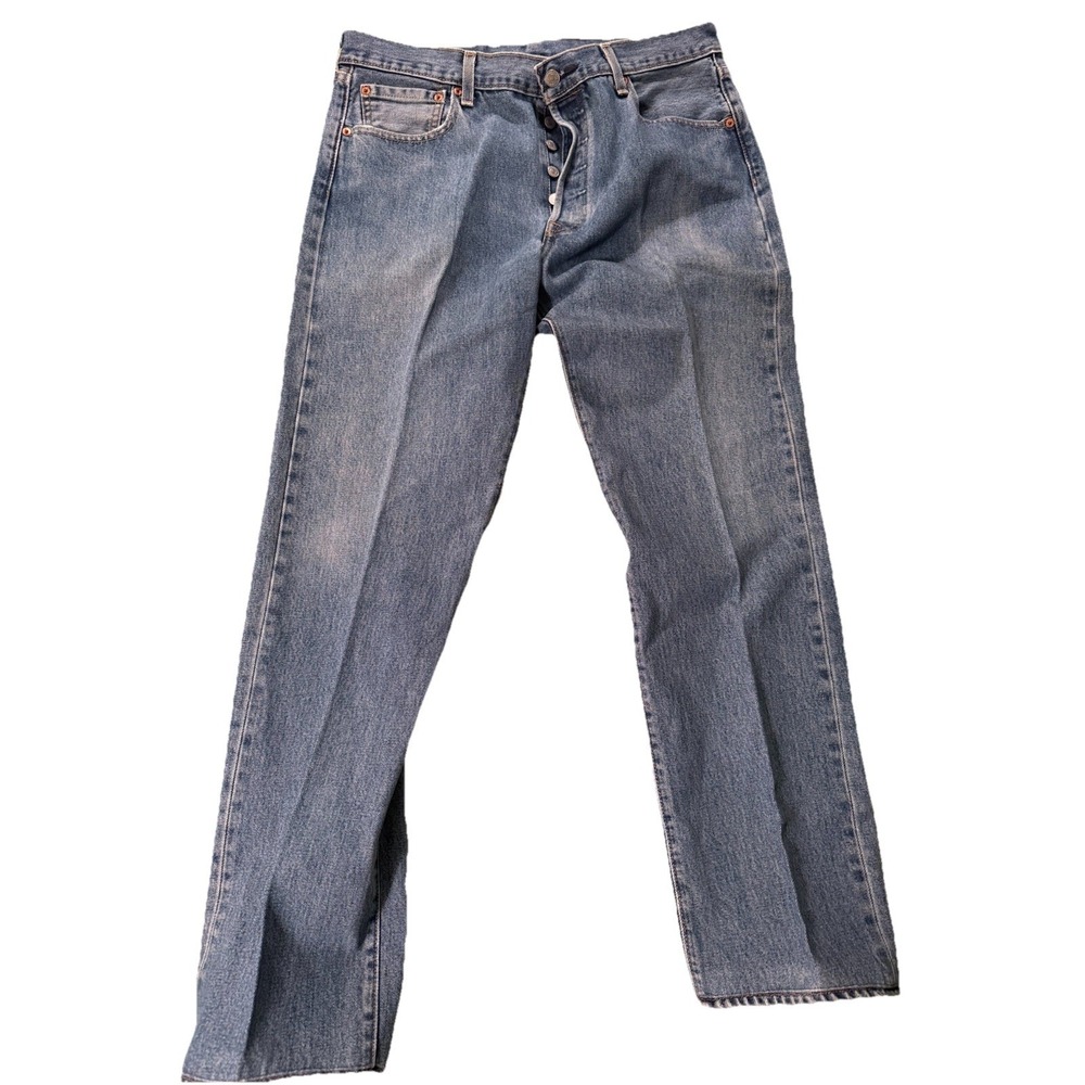 Levi's 501 vintage button fly jeans size 34x32, medium wash